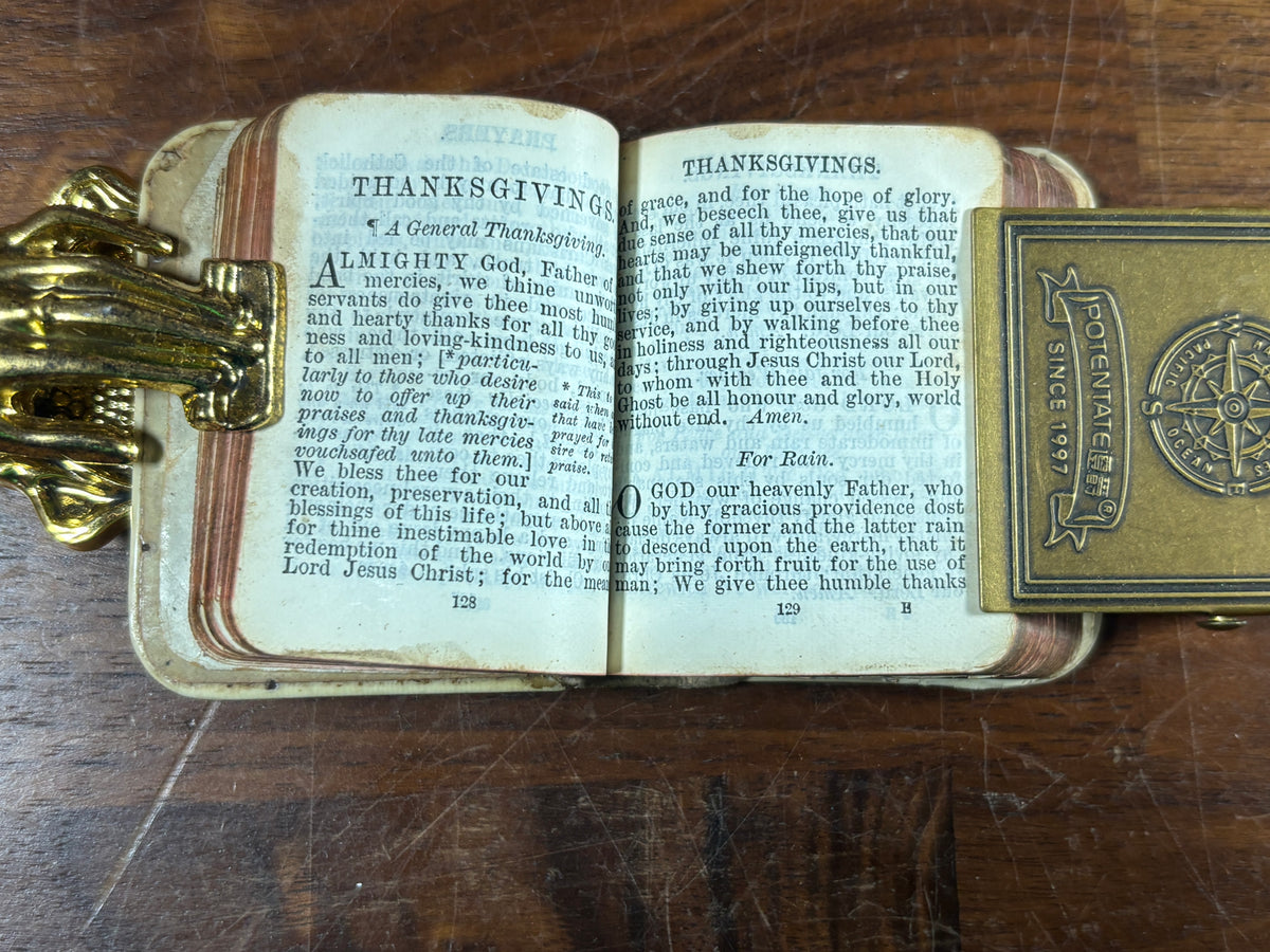 Miniature Book of Common Prayer, Oxford, c. 1870 Ivory-Coloured Binding
