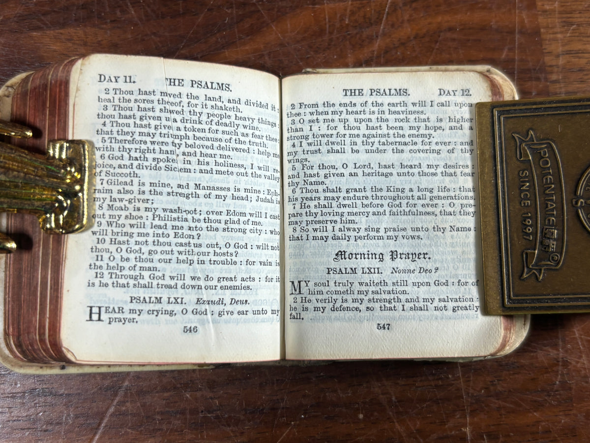 Miniature Book of Common Prayer, Oxford, c. 1870 Ivory-Coloured Binding