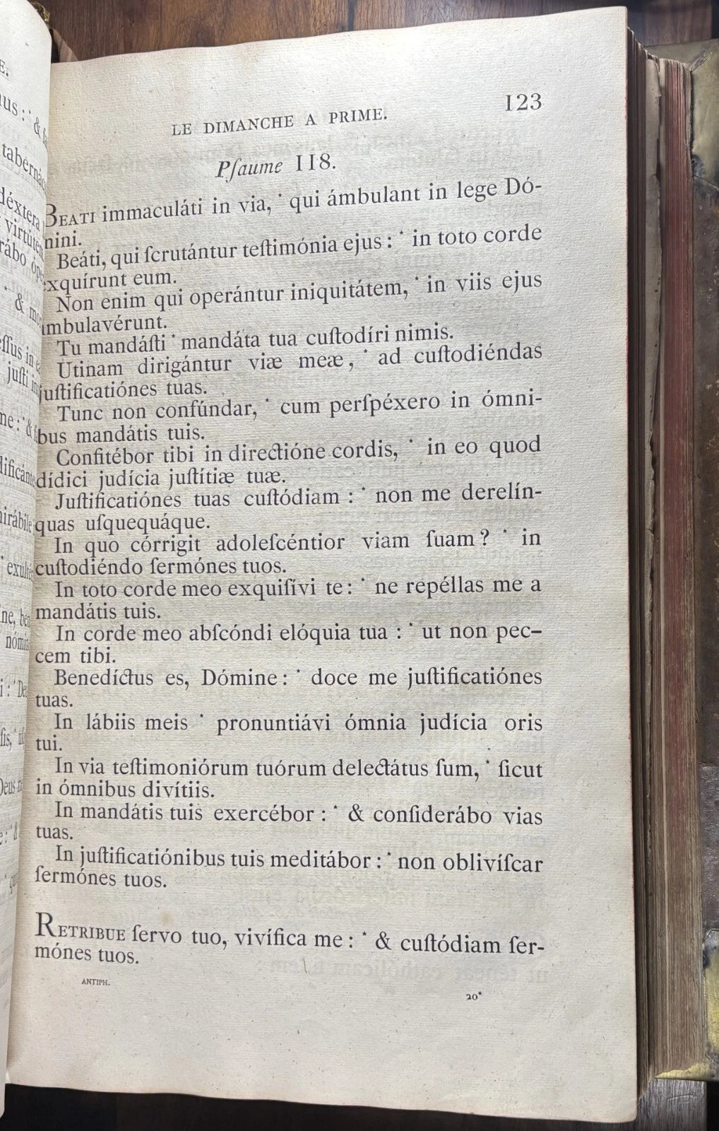 French Gregorian Chant Antiphonary W/ Metal Work – Inscribed by Pope John XXIII